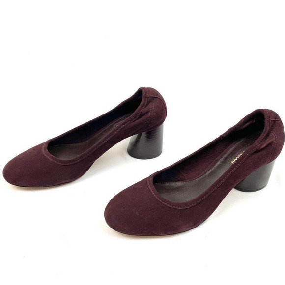 Antonio Melani Kathran Suede Pumps Block Heel 8M - Picture 5 of 11